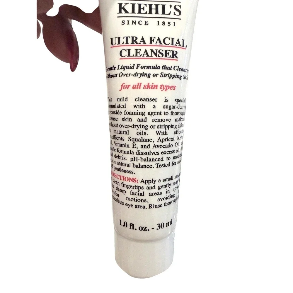 Kiehls Ultra Facial Cream, Dark Spot Solution, Ultra Facial Cleanser 3-Piece Set